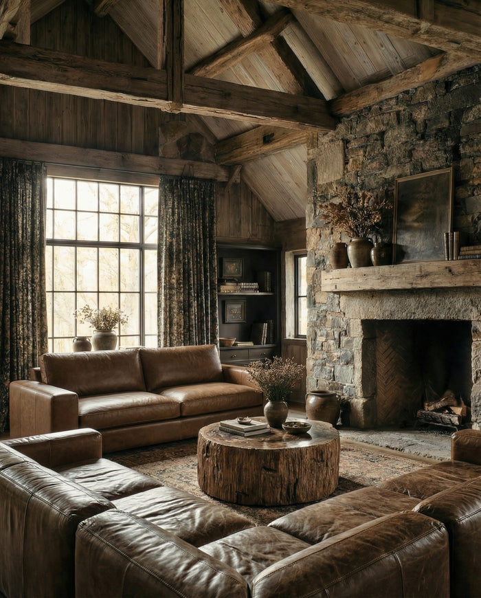 The Vintage Pot Trick That Makes Living Rooms Feel Finished - Hello Norden