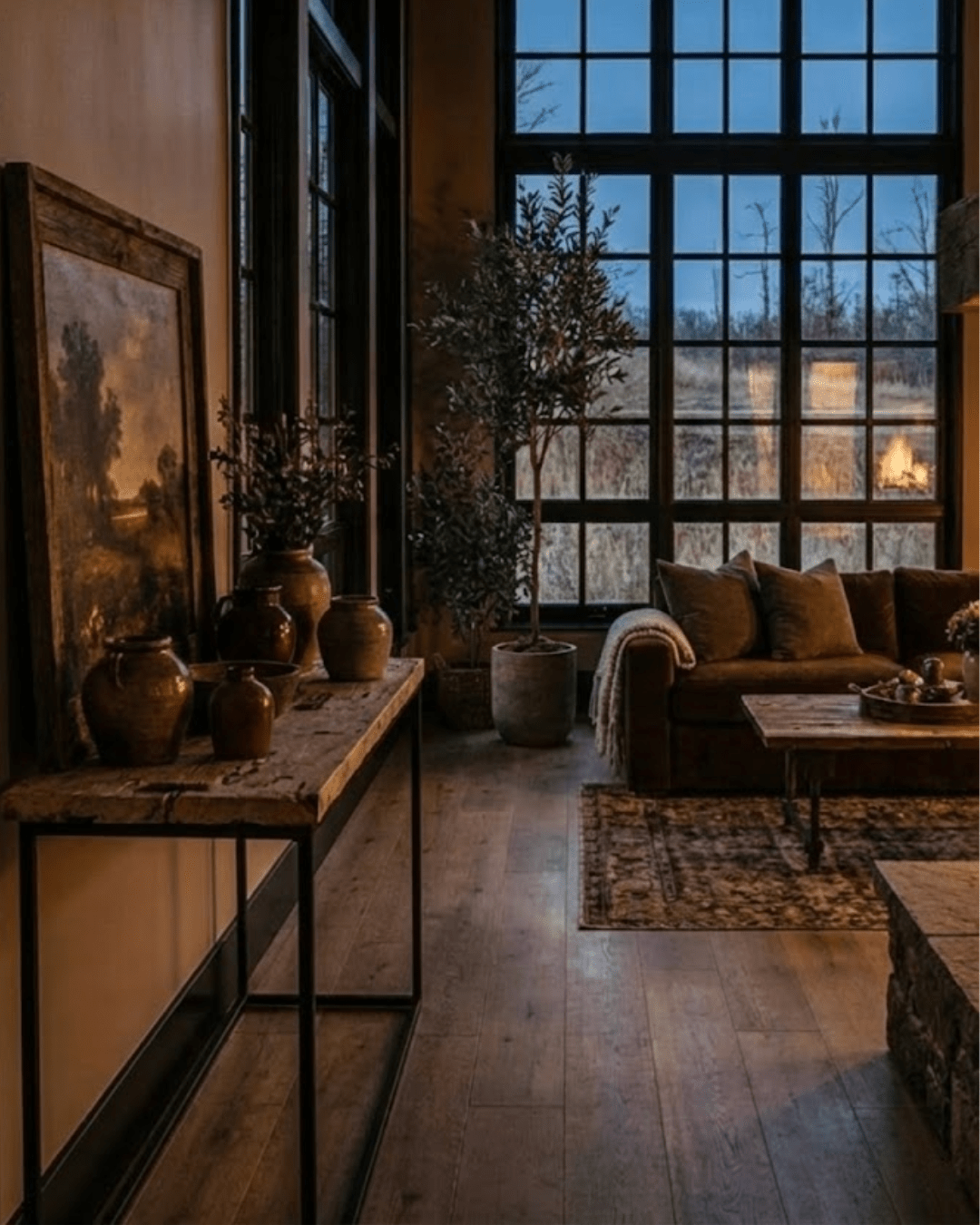 Vintage Console Table Rules: Letting the Room Lead - Hello Norden