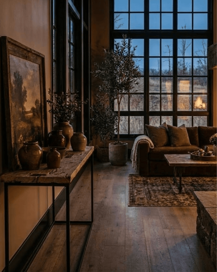 Vintage Console Table Rules: Letting the Room Lead - Hello Norden