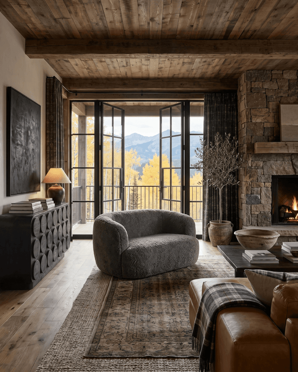 Style Guide | Hearth Ridge Modern Mountain Living Room