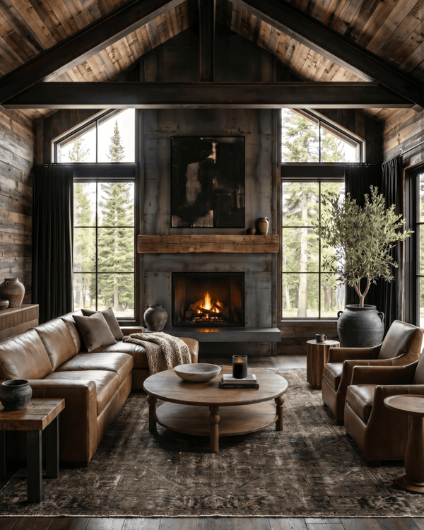 Style Guide | Forest Glen Modern Mountain Living Room & Kitchen
