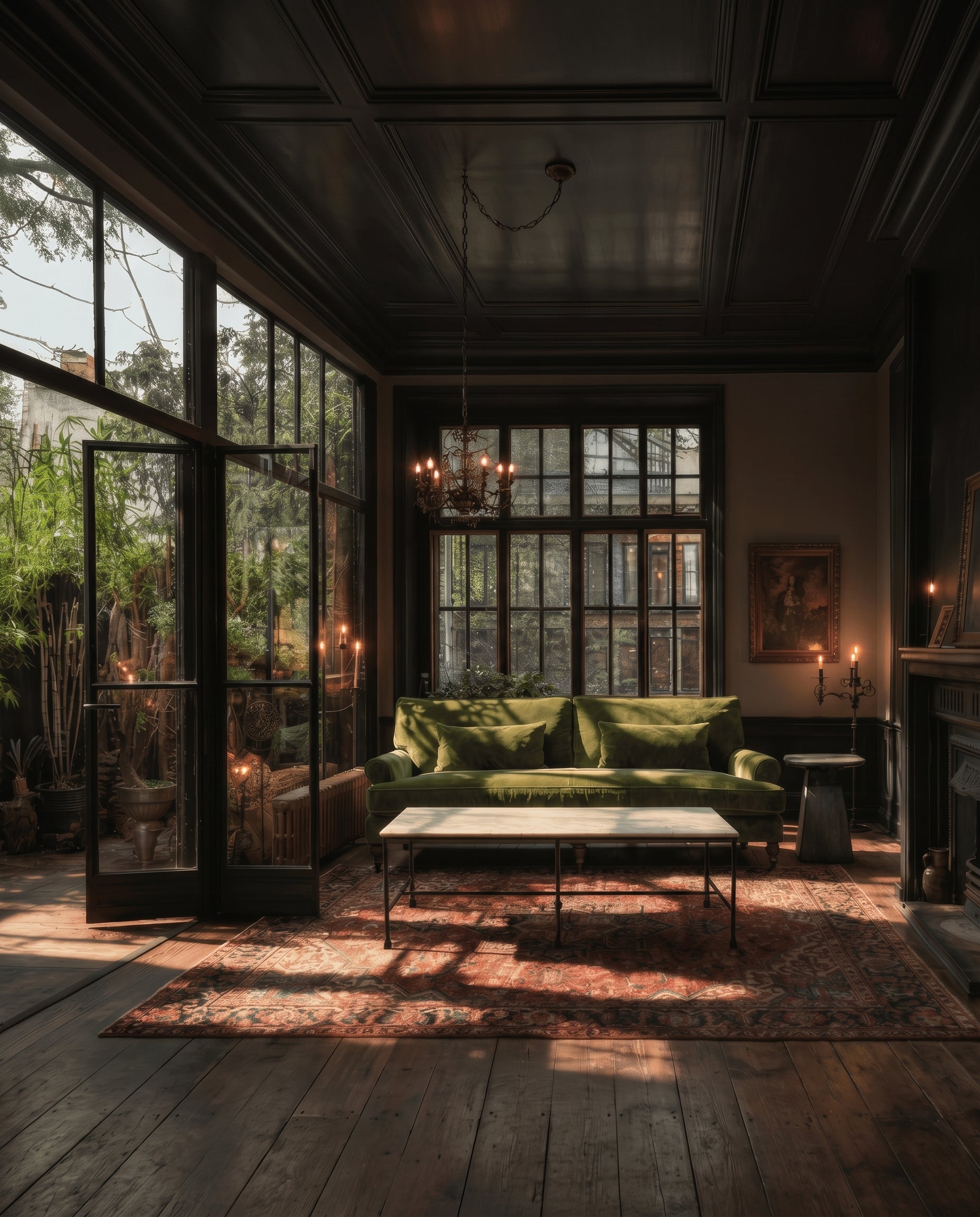 Style Guide  |  The Velvet Greenhouse Living Room - Hello Norden