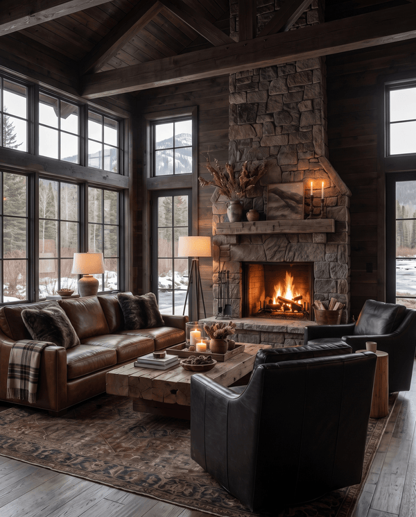 Style Guide | Cinderpeak Modern Rustic Living Room