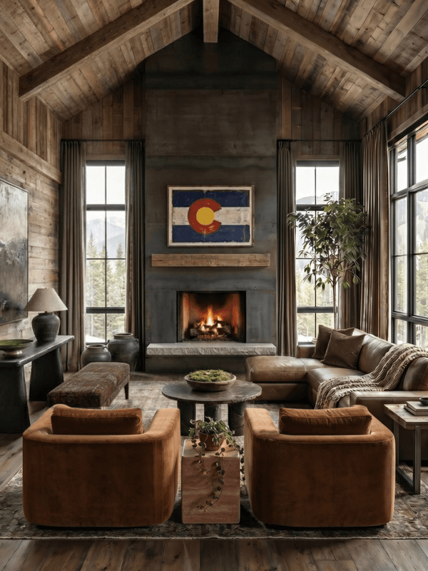 Style Guide | Cresthaven Modern Mountain Living Room
