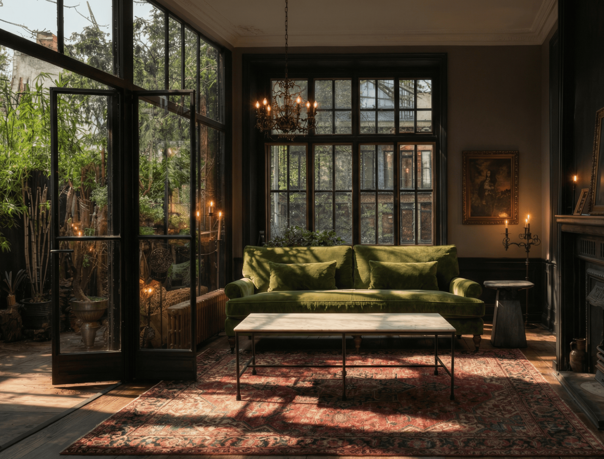 Style Guide  |  The Velvet Greenhouse Living Room - Hello Norden