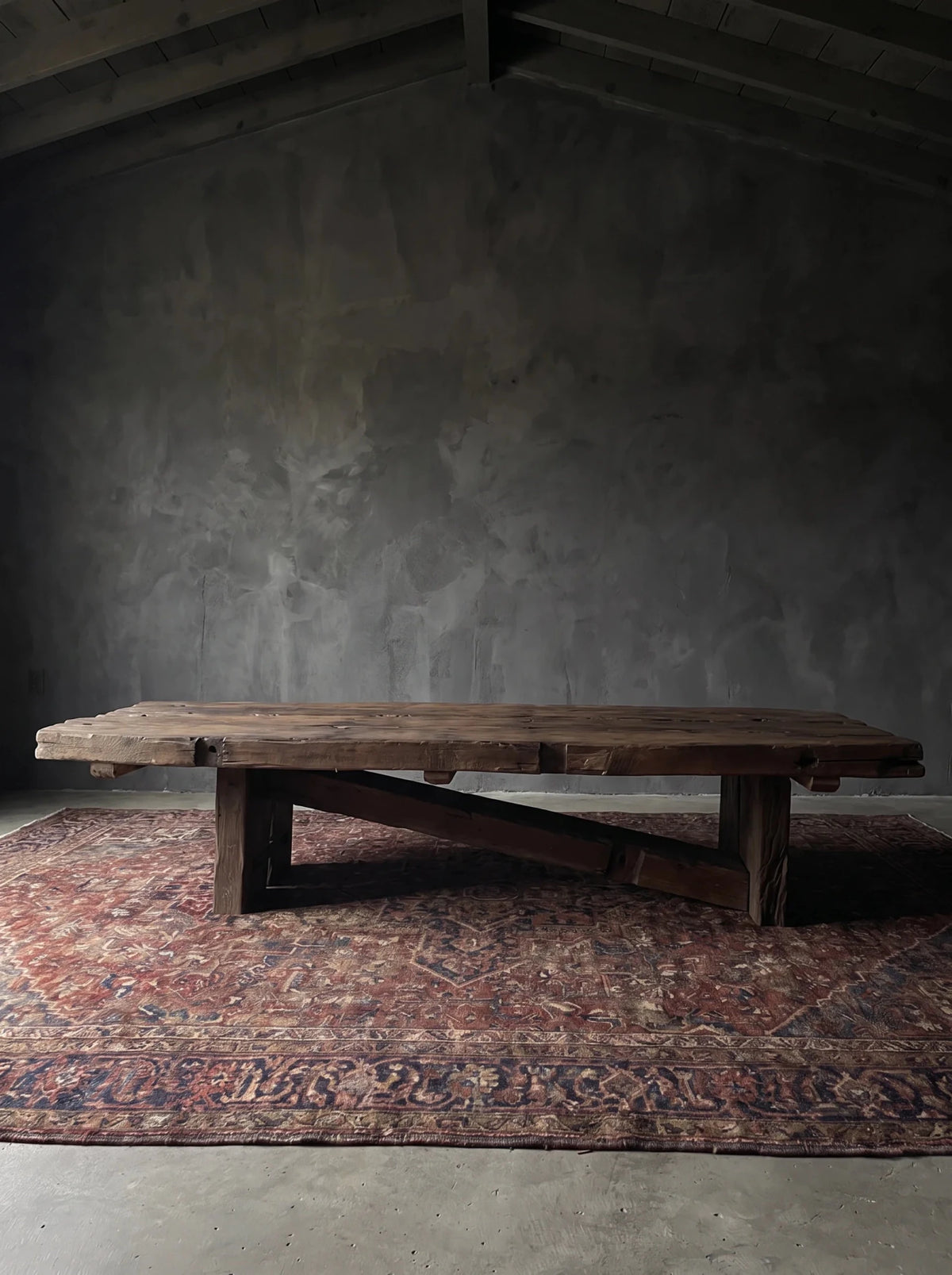 Ebon Reclaimed beam rectangle coffee table Hello Norden Reclaimed Wood Furniture Living Room Modern Mountain Custom Furniture