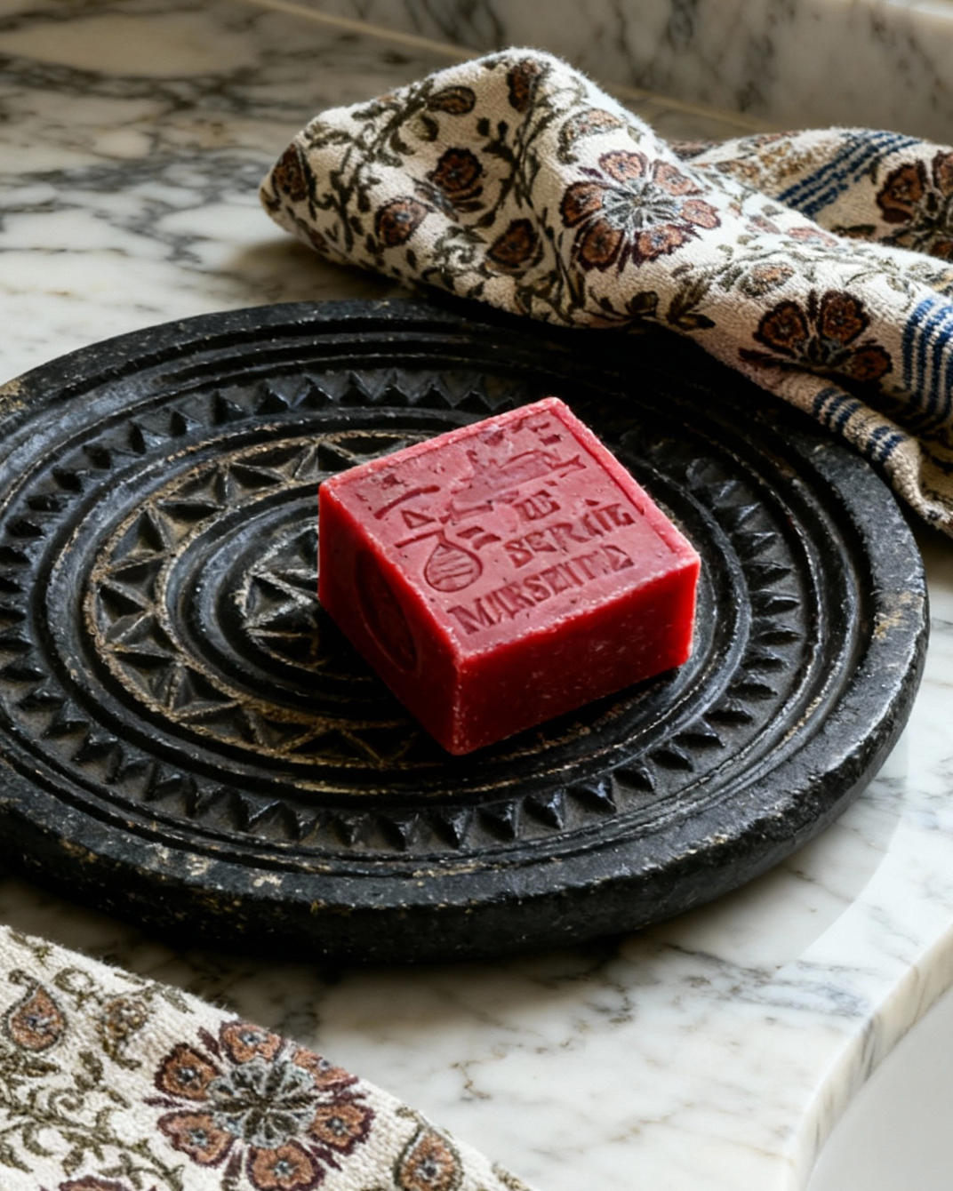 Fern biscuit mold vintage antique decor soap dish Hello Norden