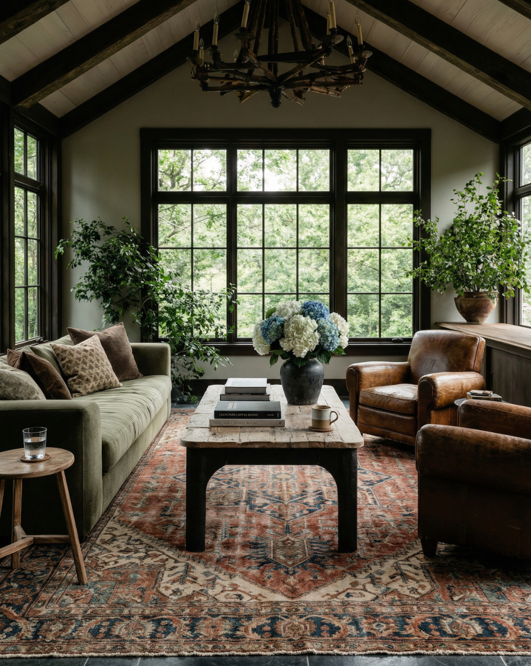 Finn Rustic Wood Coffee Table - Coffee Tables - Hello Norden modern mountain farmhouse living room furniture