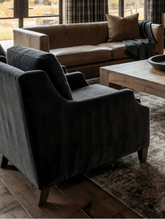 Modern Mountain Living Room Furniture – Custom Lounge Chair – Hello Norden Hunter Chair