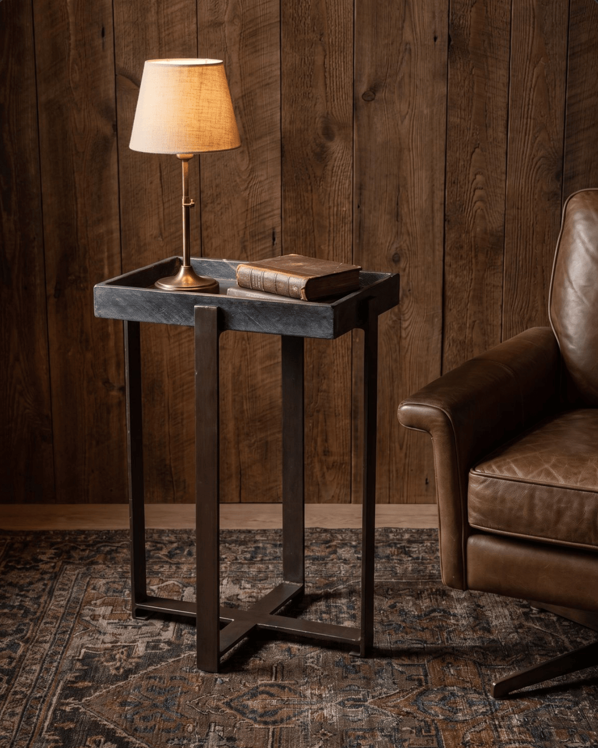 Runar Marble Side Table - Side Tables - Hello Norden Modern Mountain Living Room Furniture Marble and Metal