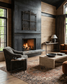 Sheepskin Chair Ellsworth custom furniture living room mountain modern