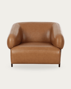 Akima Leather Lounge Chair - Arm Chairs - Hello Norden
