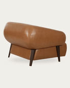 Akima Leather Lounge Chair - Arm Chairs - Hello Norden