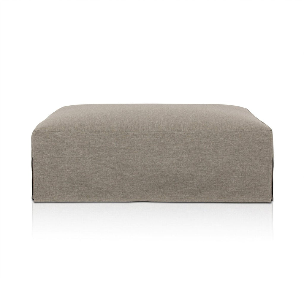 Alfhild Slipcover Outdoor Ottoman - Ottomans - Hello Norden