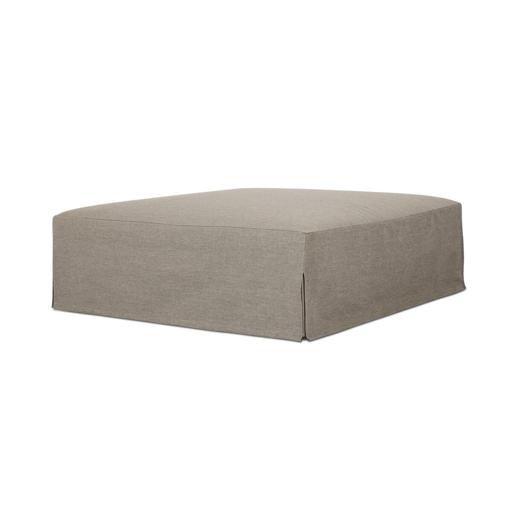 Alfhild Slipcover Outdoor Ottoman - Ottomans - Hello Norden