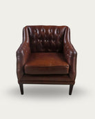 Alma Leather Chesterfield Chair - Arm Chairs, Recliners & Sleeper Chairs - Hello Norden