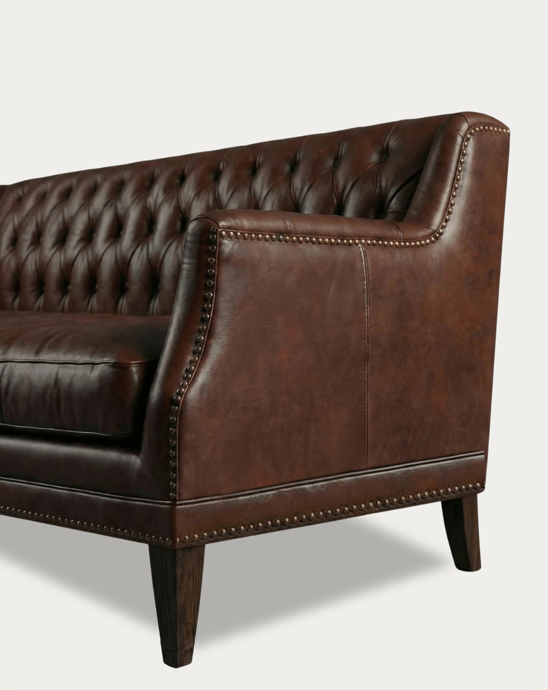 Alma Leather Chesterfield Sofa - Sofas - Hello Norden