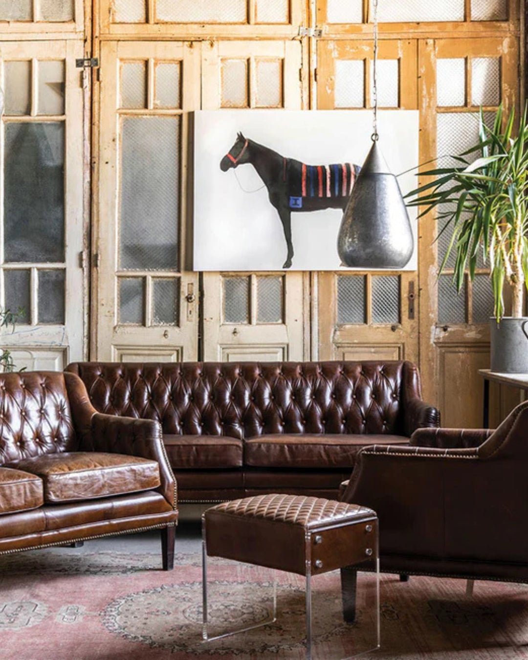 Alma Leather Chesterfield Sofa - Sofas - Hello Norden