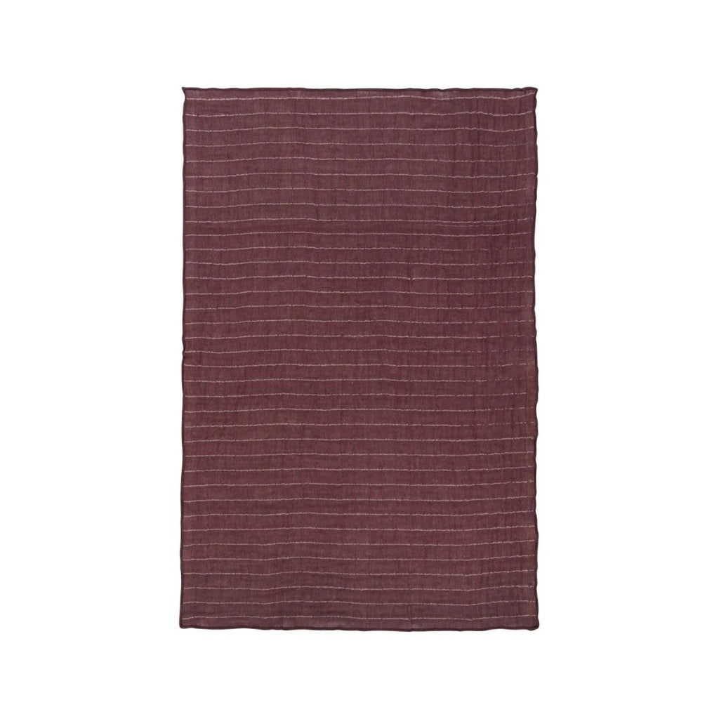 Amalie Plum Gauze Dishtowel - Kitchen Towels - Hello Norden