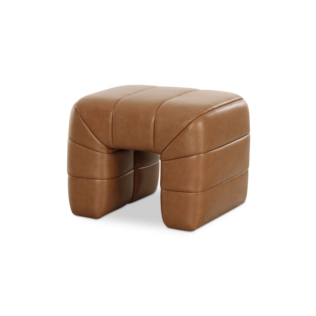 Anderson Leather Stool - Stools - Hello Norden