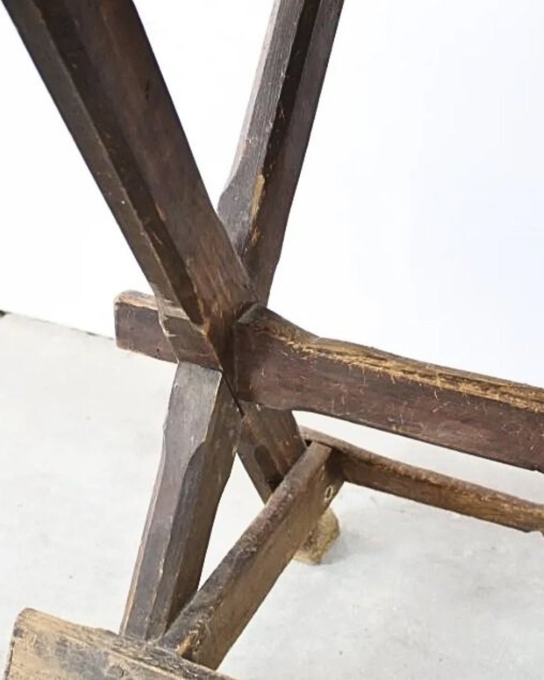 Antique Trestle Table - Counter Height - Tables - Hello Norden