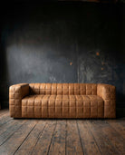 Anton Brown Leather Sofa - Sofas - Hello Norden