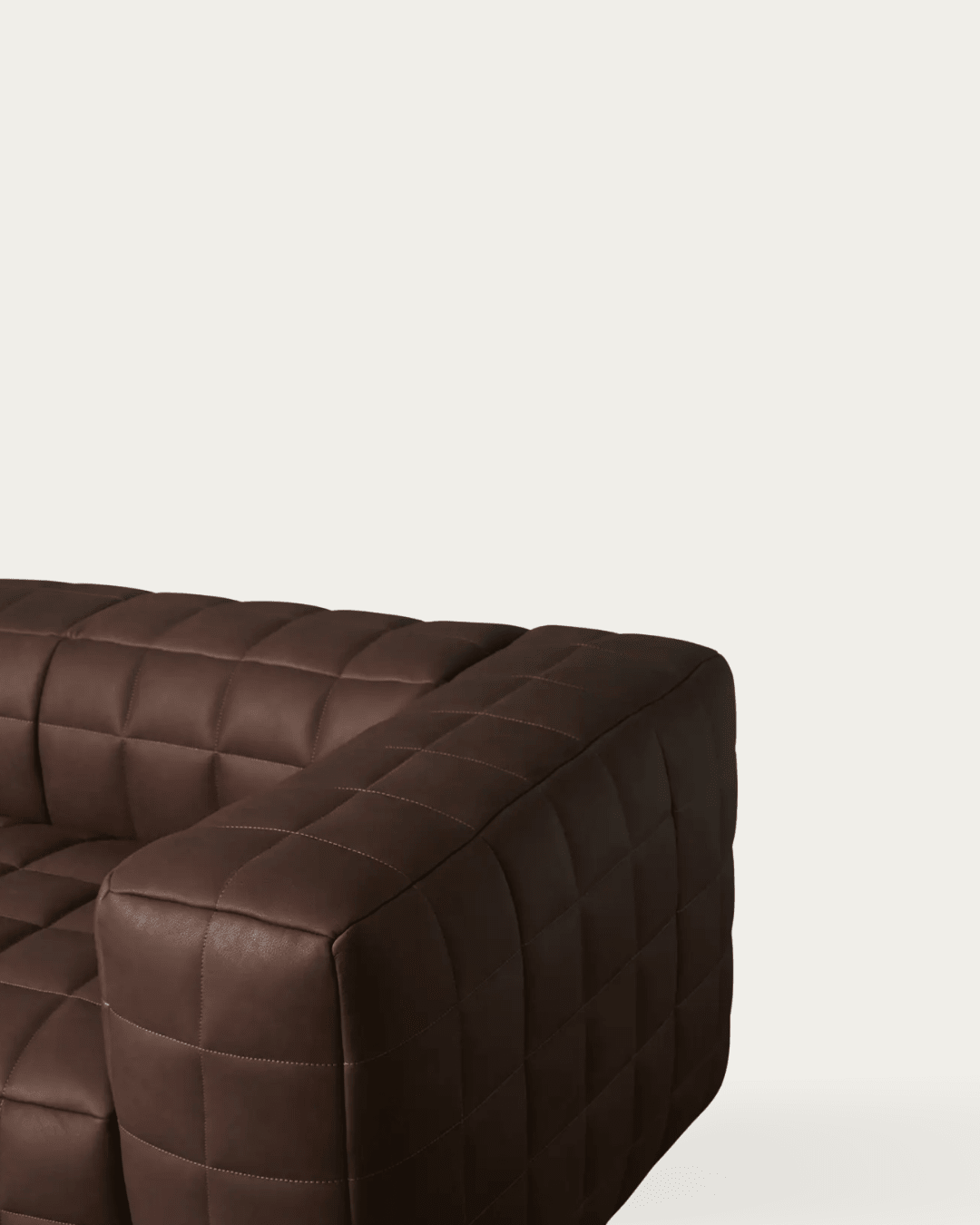 Anton Brown Leather Sofa - Sofas - Hello Norden