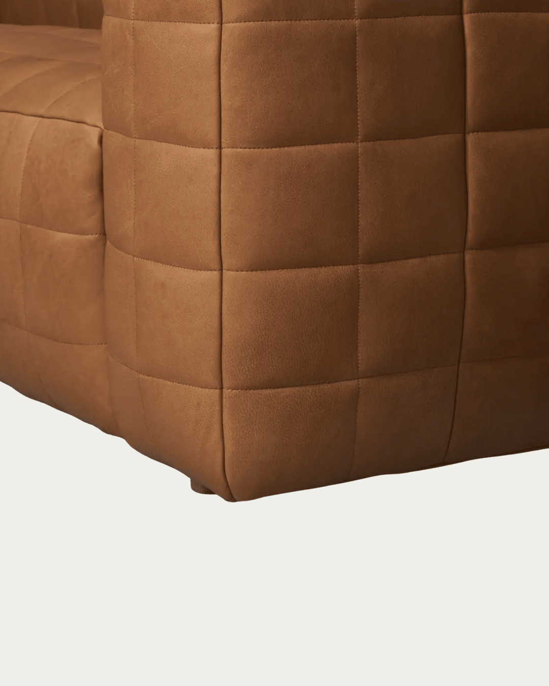 Anton Brown Leather Sofa - Sofas - Hello Norden