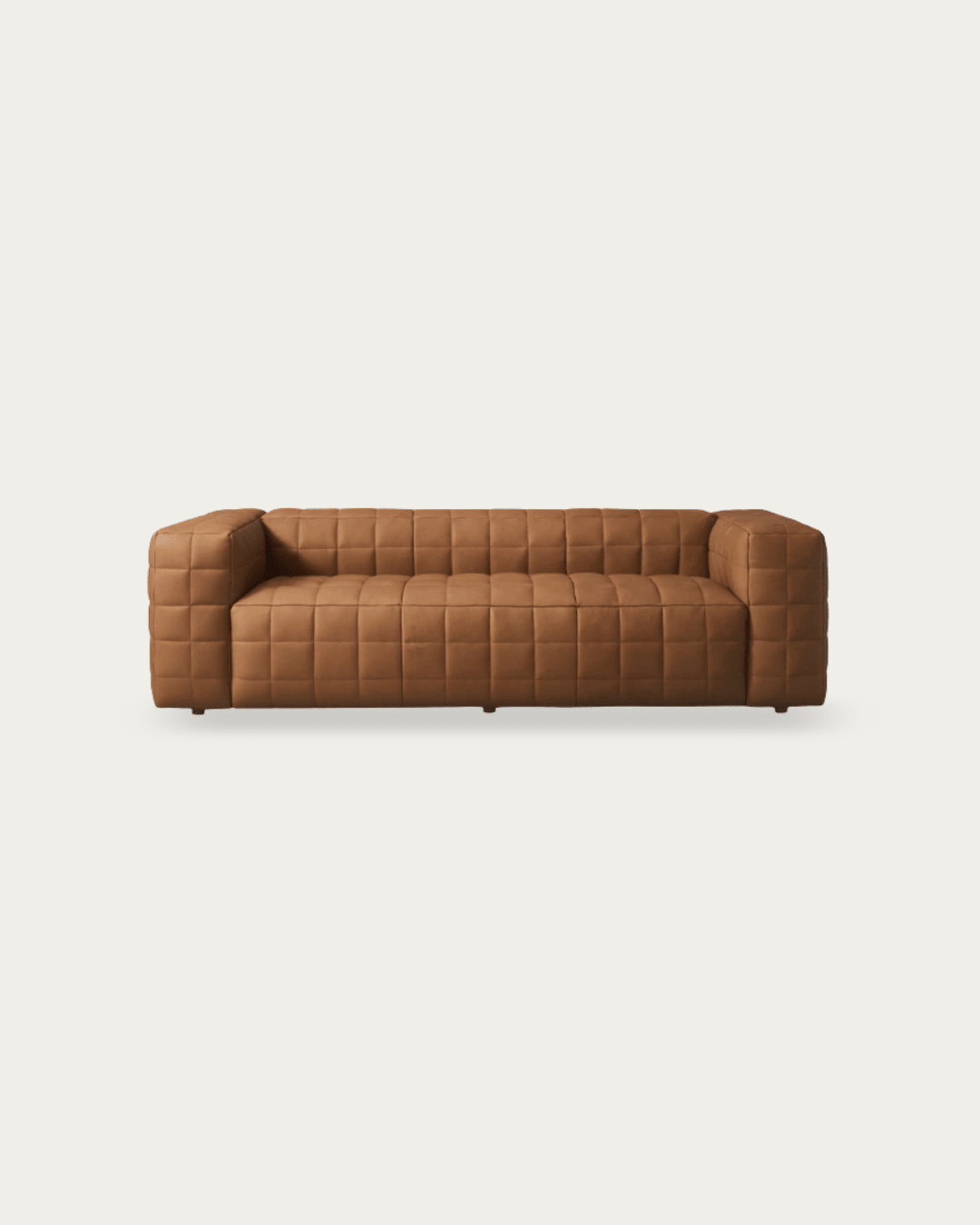 Anton Brown Leather Sofa - Sofas - Hello Norden