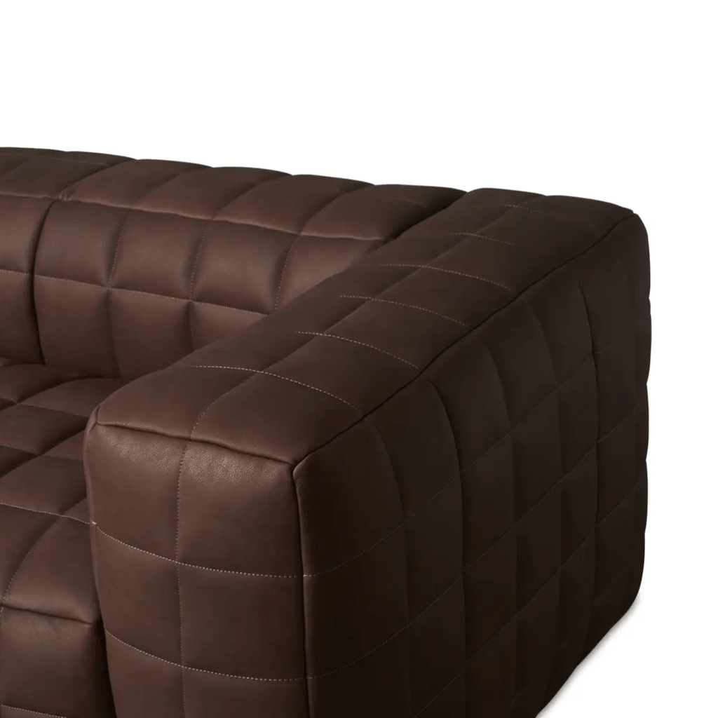 Anton Brown Leather Sofa - Sofas - Hello Norden