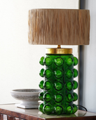 living room furniture modern mountain  table lamp Hello Norden - Arnfinn Table Lamp, styled in a modern rustic room