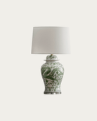 living room furniture modern mountain  table lamp Hello Norden - Aslak Porcelain Hand-Painted Temple Jar Lamp