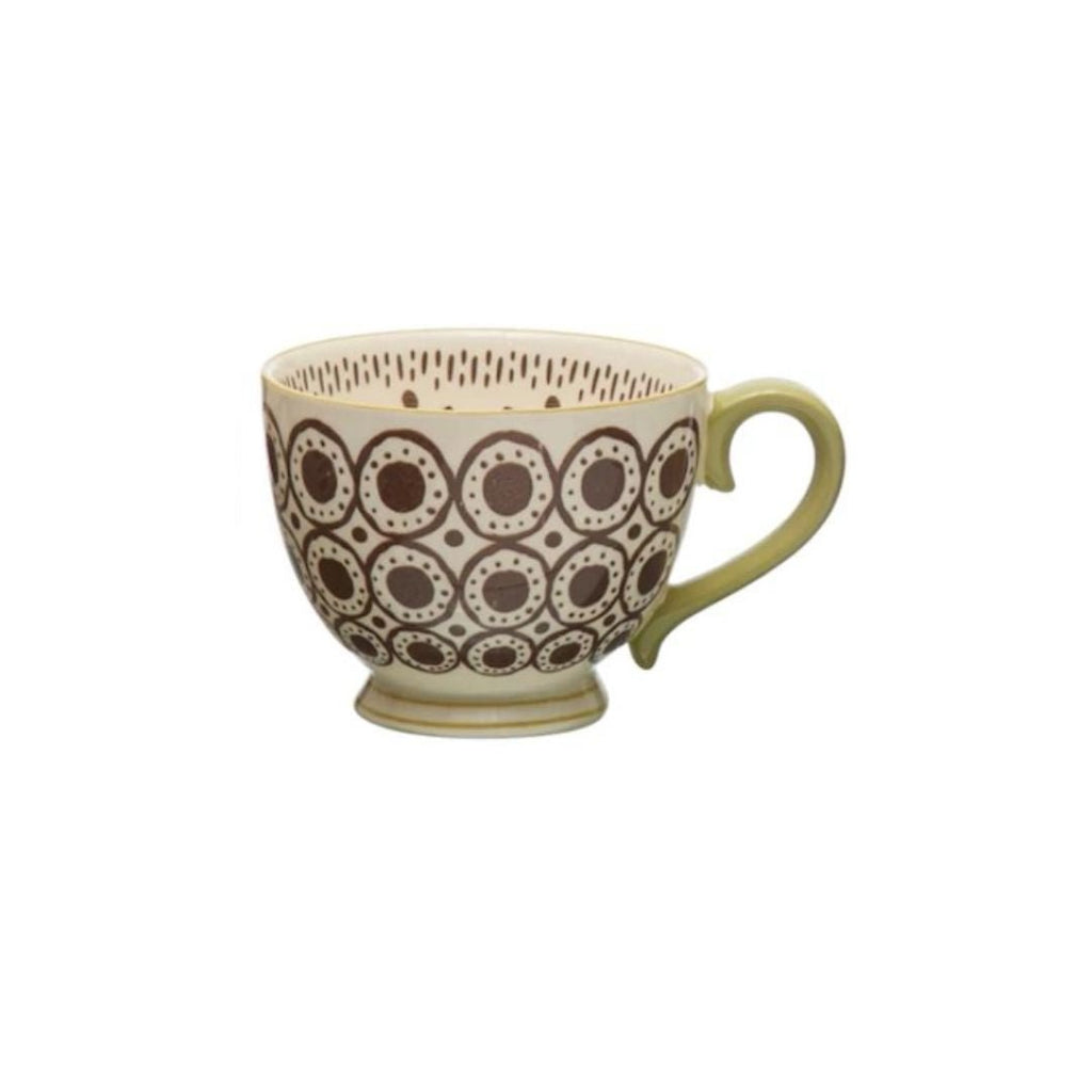 Atti Patterned Stoneware Mug - Glassware & Mugs - Hello Norden