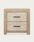 Riven Double Drawer Nightstand - Nightstands - Hello Norden