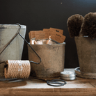 Bergman Black Mossed Terracotta Garden Pots - Pots - Hello Norden