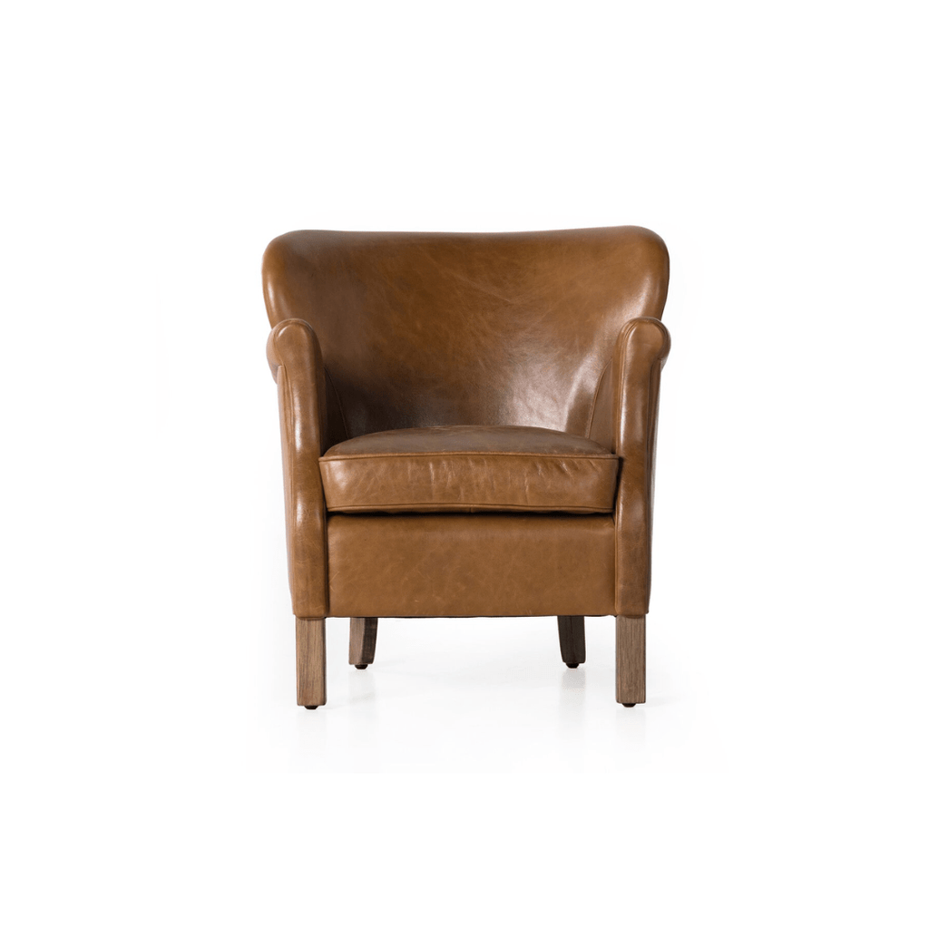 Bjorn Leather Club Chair - Arm Chairs - Hello Norden