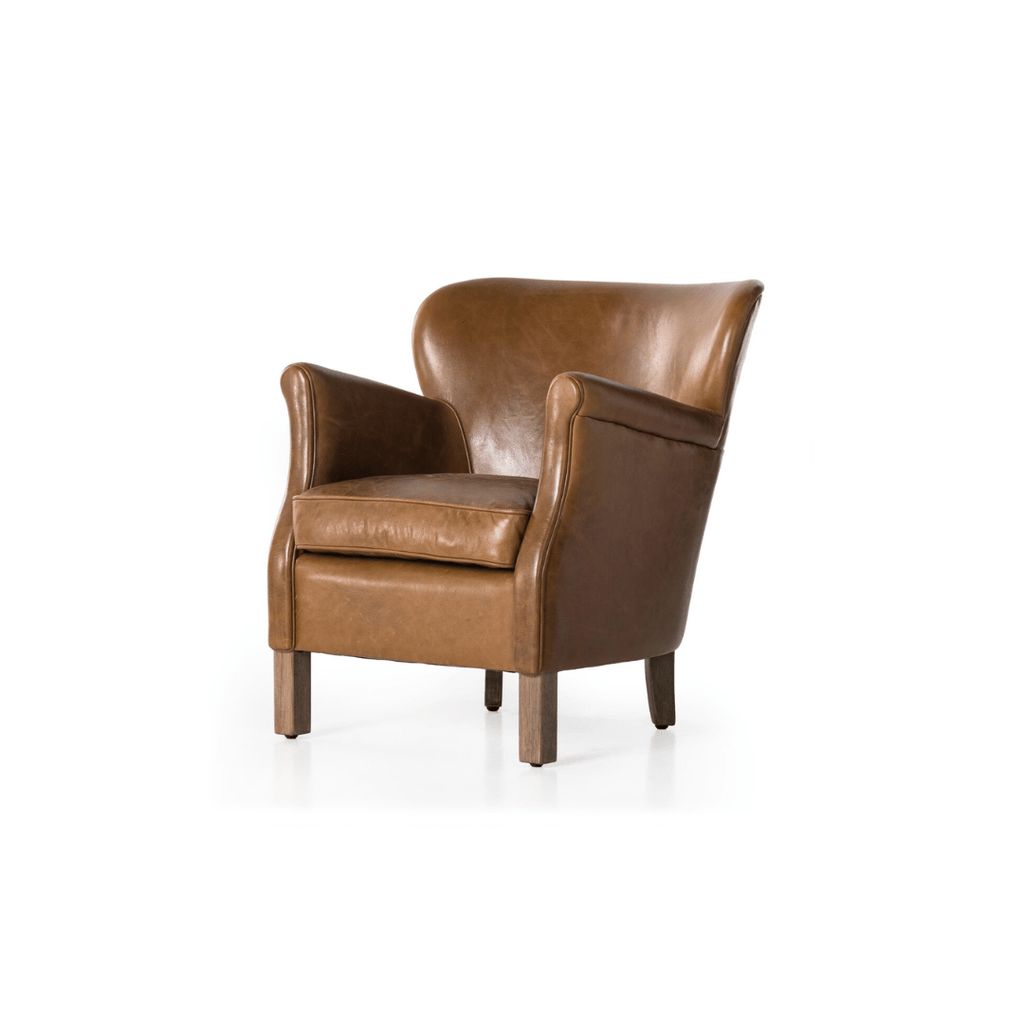 Bjorn Leather Club Chair - Arm Chairs - Hello Norden