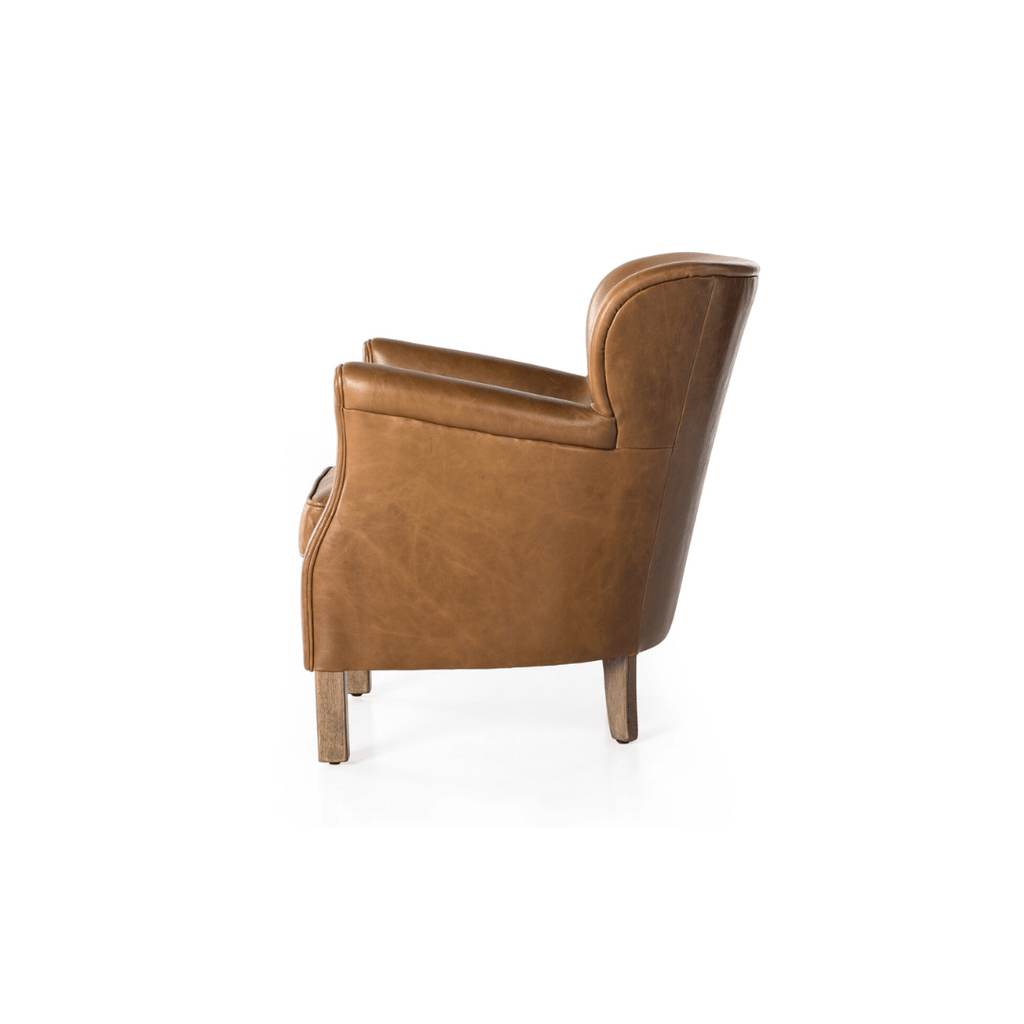 Bjorn Leather Club Chair - Arm Chairs - Hello Norden