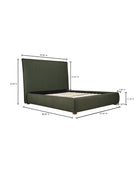 Bjorn Tall Headboard Bed - Bed - Hello Norden