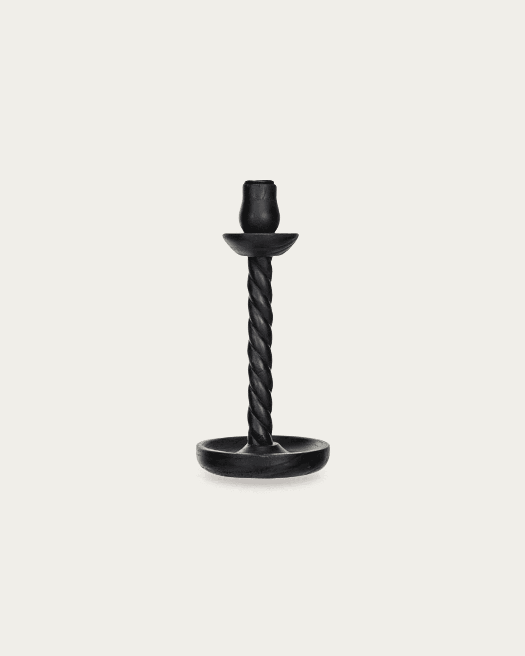 Sanna Carved Wood Taper Holders - Candle Holders - Hello Norden