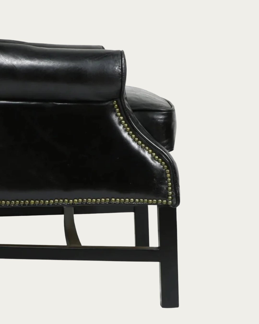 Holmes Wingback Leather Chair - Lounge Chairs - Hello Norden