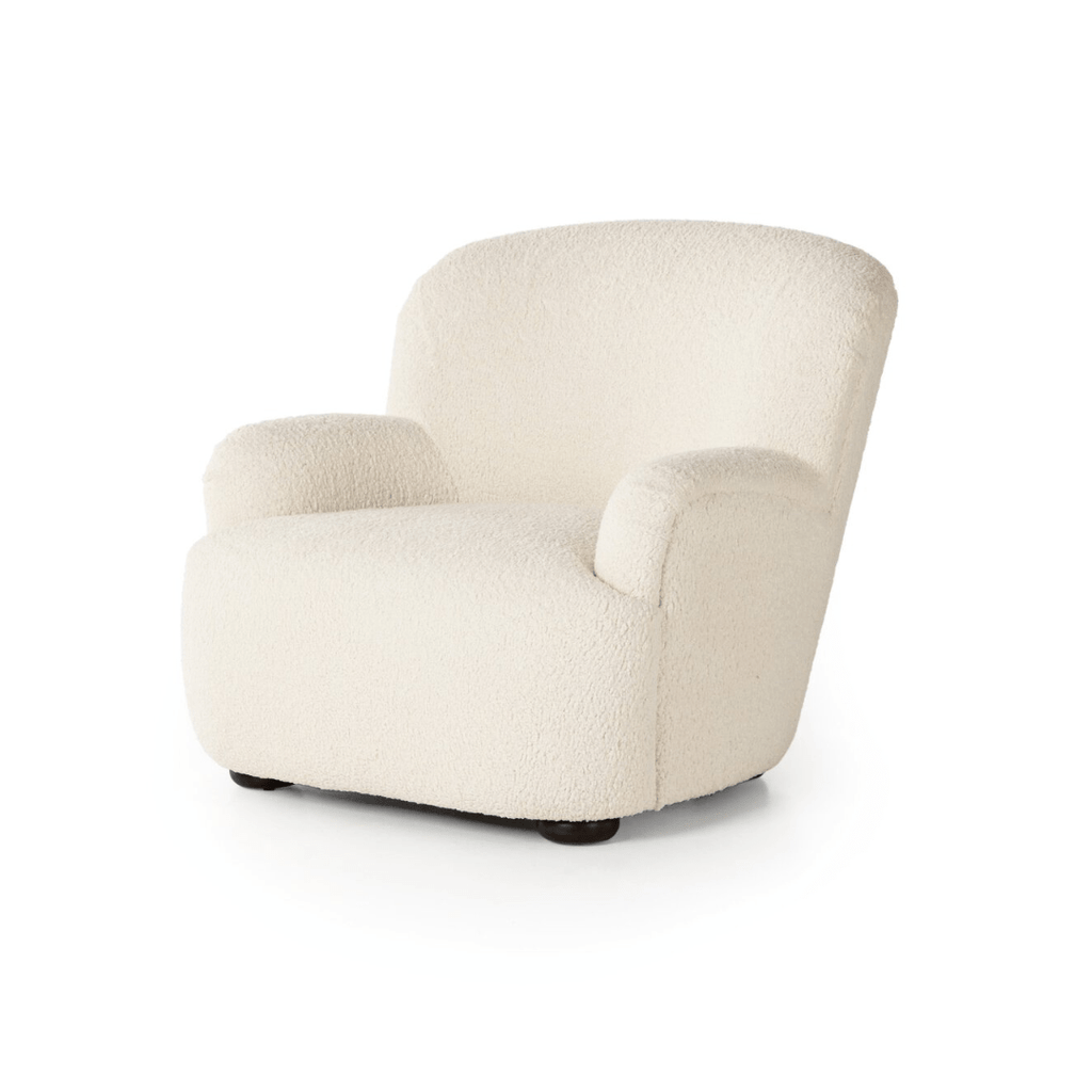 Bodin Footed Sheepskin Chair - Arm Chairs - Hello Norden