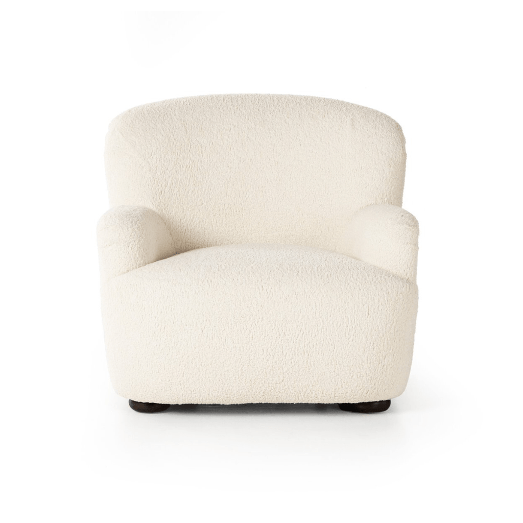 Bodin Footed Sheepskin Chair - Arm Chairs - Hello Norden