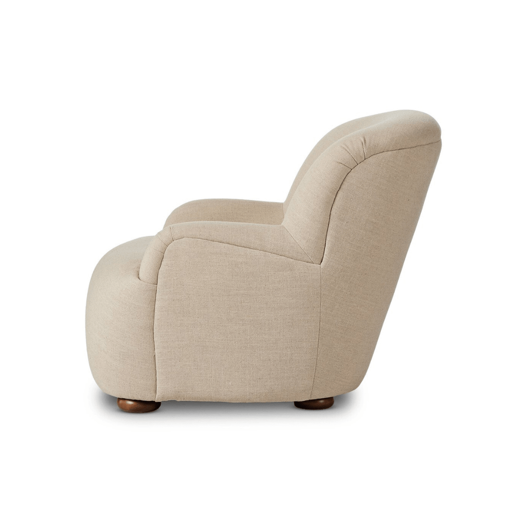 Bodin Footed Sheepskin Chair - Arm Chairs - Hello Norden