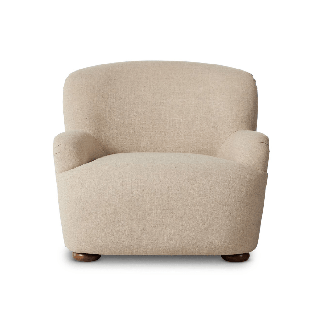 Bodin Footed Sheepskin Chair - Arm Chairs - Hello Norden