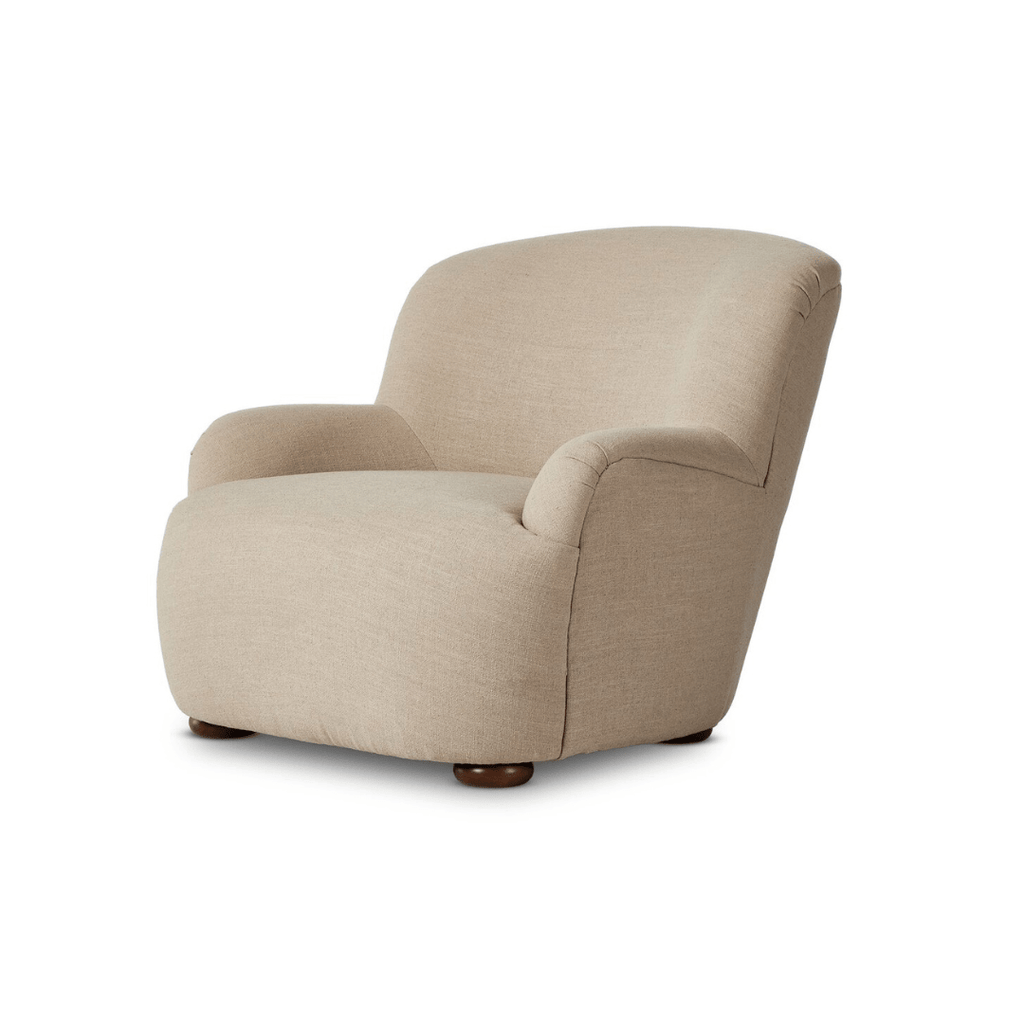 Bodin Footed Sheepskin Chair - Arm Chairs - Hello Norden