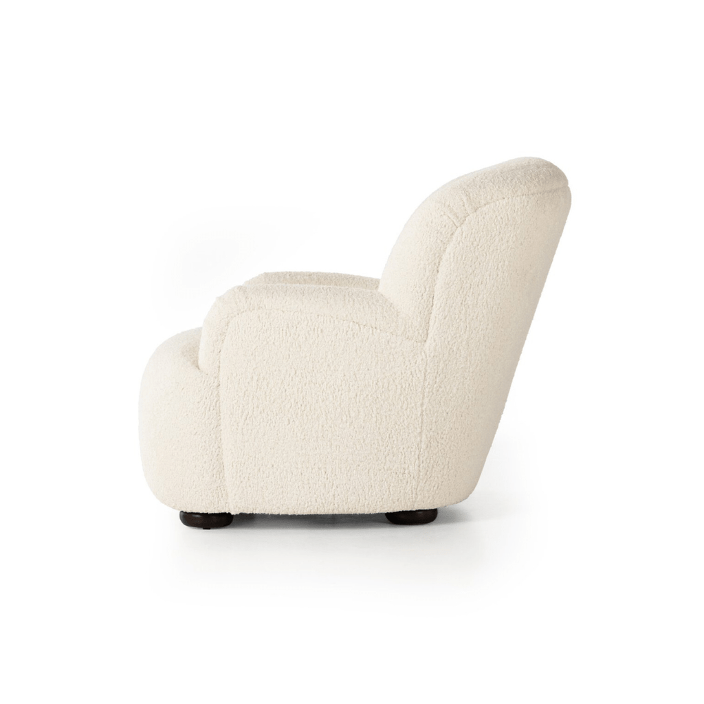 Bodin Footed Sheepskin Chair - Arm Chairs - Hello Norden