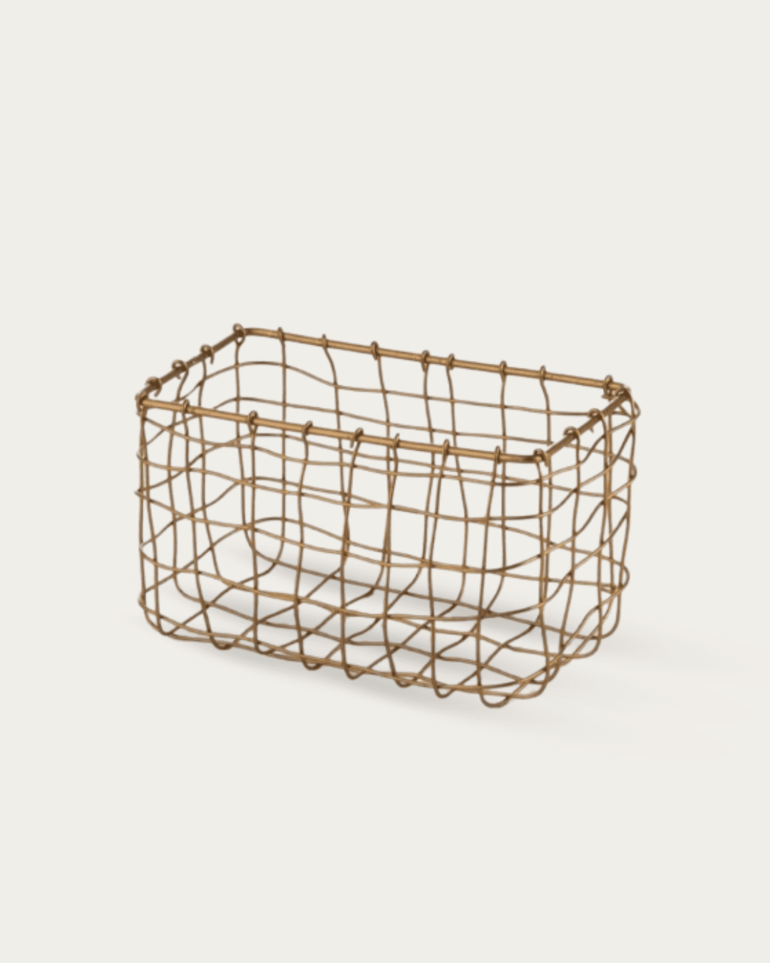 Brass Basket (Multiple Styles) - Baskets & Storage - Hello Norden