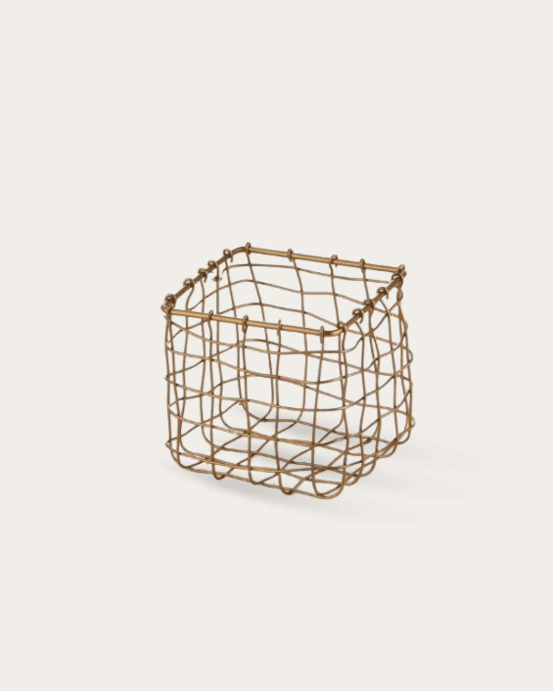 Brass Basket (Multiple Styles) - Baskets & Storage - Hello Norden