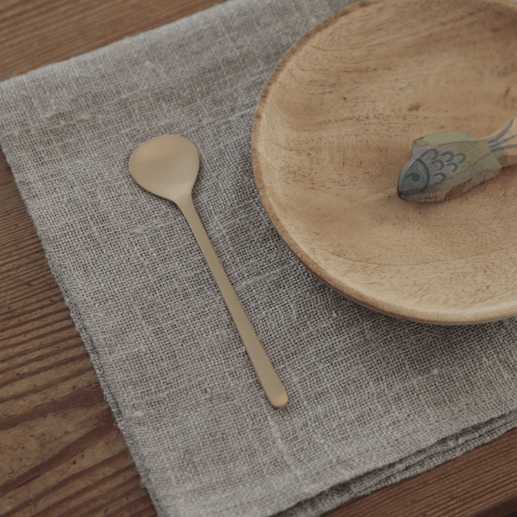 Brass Dessert Spoon - Spoon - Hello Norden